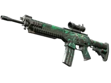 Souvenir SG 553 | Dragon Tech (Battle-Scarred)