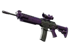 Souvenir SG 553 | Ultraviolet (Battle-Scarred)