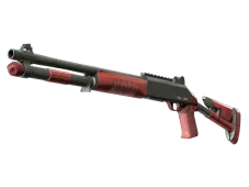 Souvenir XM1014 | Red Leather (Minimal Wear)