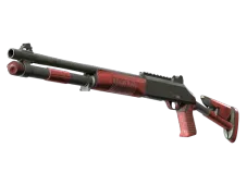Souvenir XM1014 | Red Leather (Well-Worn)
