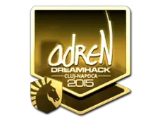 Sticker | adreN (Gold) | Cluj-Napoca 2015
