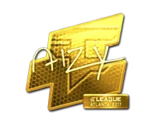 Sticker | aizy (Gold) | Atlanta 2017