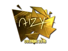 Sticker | aizy (Gold) | Cologne 2016