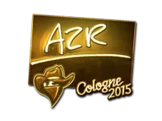 Sticker | AZR (Gold) | Cologne 2015