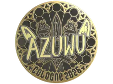 Sticker | AZUWU (Gold) | Cologne 2026