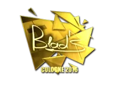 Sticker | B1ad3 (Gold) | Cologne 2016
