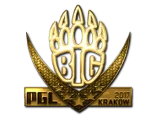 Sticker | BIG (Gold) | Krakow 2017