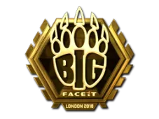 Sticker | BIG (Gold) | London 2018