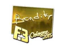 Sticker | bondik (Gold) | Cologne 2015