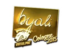 Sticker | byali (Gold) | Cologne 2015