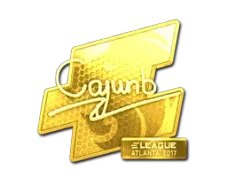 Sticker | cajunb (Gold) | Atlanta 2017