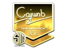 Sticker | cajunb (Gold) | Cluj-Napoca 2015