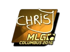 Sticker | chrisJ (Gold) | MLG Columbus 2016