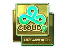 Sticker | Cloud9 (Gold) | DreamHack 2014
