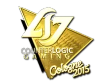 Sticker | Counter Logic Gaming (Gold) | Cologne 2015