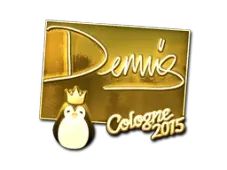 Sticker | dennis (Gold) | Cologne 2015