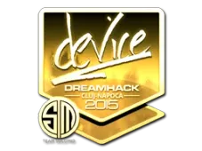 Sticker | device (Gold) | Cluj-Napoca 2015