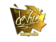 Sticker | device (Gold) | Cologne 2016