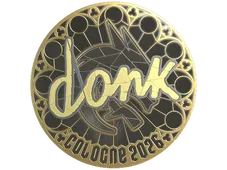 Sticker | donk (Gold) | Cologne 2026