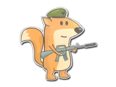 Klistermærke | Doru The Fox