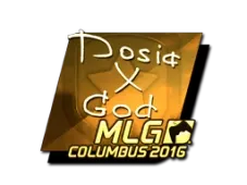 Sticker | Dosia (Gold) | MLG Columbus 2016