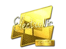 Sticker | electronic (Gold) | Atlanta 2017