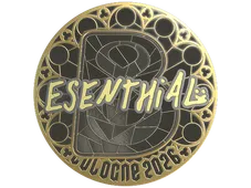 Sticker | esenthial (Gold) | Cologne 2026