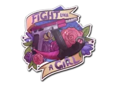 Sticker | Fight like a Girl