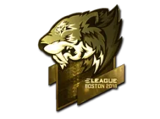 Sticker | Flash Gaming (Gold) | Boston 2018