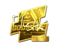 Sticker | flusha (Gold) | Atlanta 2017