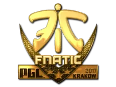 Sticker | Fnatic (Gold) | Krakow 2017
