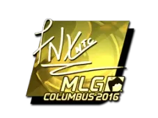 Sticker | fnx (Gold) | MLG Columbus 2016