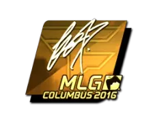 Sticker | fox (Gold) | MLG Columbus 2016