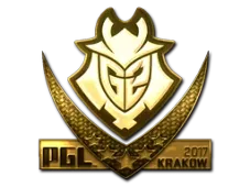 Sticker | G2 Esports (Gold) | Krakow 2017