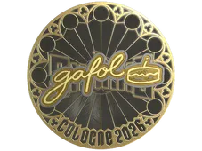 Sticker | gafolo (Gold) | Cologne 2026