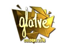 Sticker | gla1ve (Gold) | Cologne 2016
