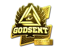 Sticker | GODSENT (Gold) | Atlanta 2017
