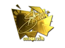 Sticker | Hiko (Gold) | Cologne 2016