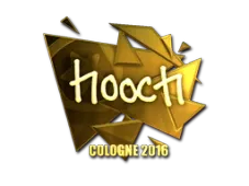 Sticker | hooch (Gold) | Cologne 2016