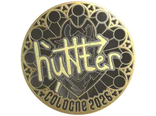 Sticker | huNter- (Gold) | Cologne 2026