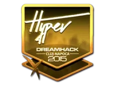 Sticker | Hyper (Gold) | Cluj-Napoca 2015
