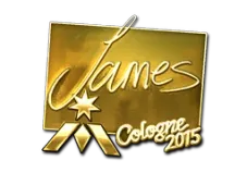 Sticker | James (Gold) | Cologne 2015