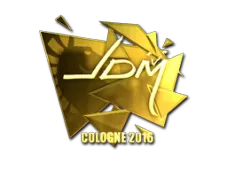 Sticker | jdm64 (Gold) | Cologne 2016