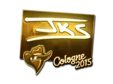 Sticker | jks (Gold) | Cologne 2015