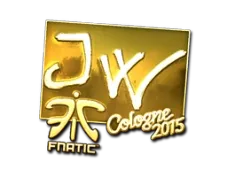 Sticker | JW (Gold) | Cologne 2015