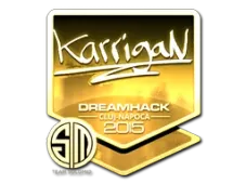 Sticker | karrigan (Gold) | Cluj-Napoca 2015