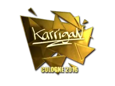 Sticker | karrigan (Gold) | Cologne 2016