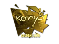 Sticker | kennyS (Gold) | Cologne 2016