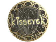 Sticker | kisserek (Gold) | Cologne 2026