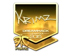 Sticker | KRIMZ (Gold) | Cluj-Napoca 2015
